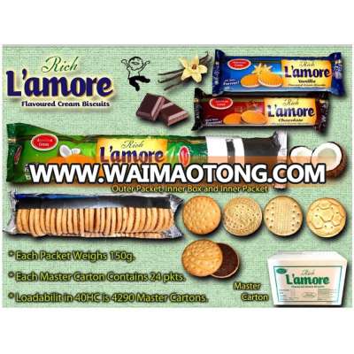 Lamore Cream Sandwich Biscuits